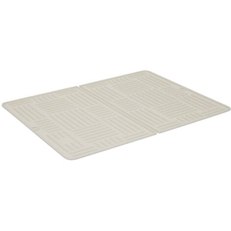 Tapis de vaisselle sileo pliant beige - 5five