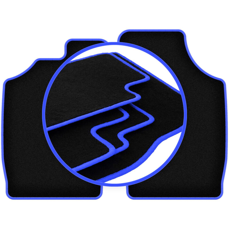 Tapis de voiture CARLUX-BLEU pour : Daihatsu Cuore V berline (1997-2003)