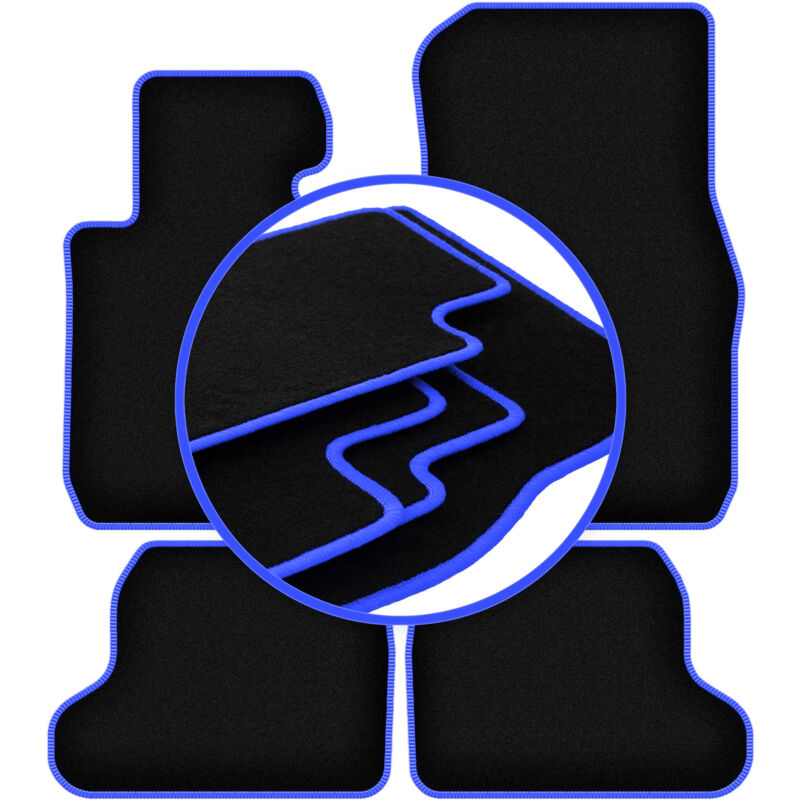 Tapis de voiture CARLUX-BLUE pour : BMW 1 F22 coupé (2011-2019)