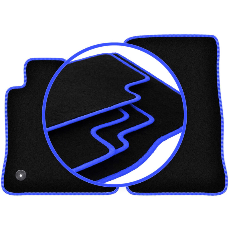 Tapis de voiture CARLUX-BLUE pour : Chevrolet Camaro VI coupé (2015-2020)