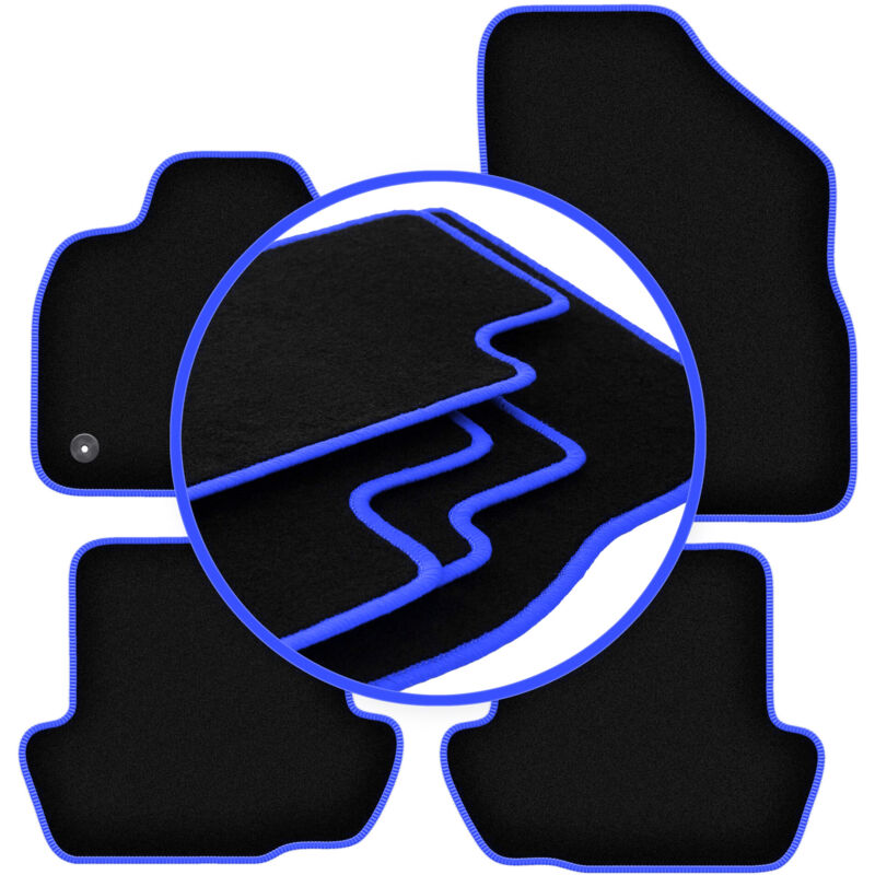 Tapis de voiture CARLUX-BLUE pour Citroën DS5 berline (2011-2018)