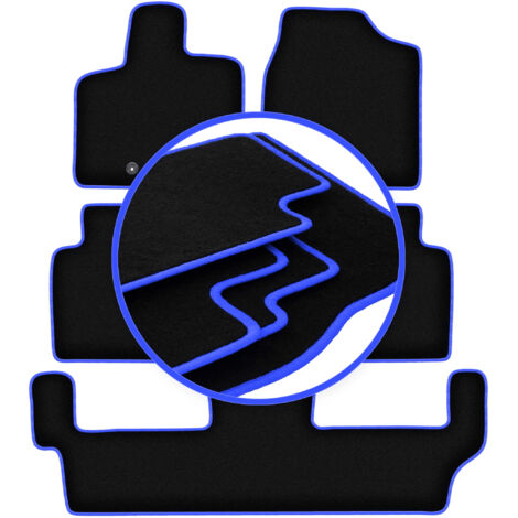 Tapis de voiture CARLUX-BLUE pour : Dodge Grand Caravan IV 7 places (2008-2016)