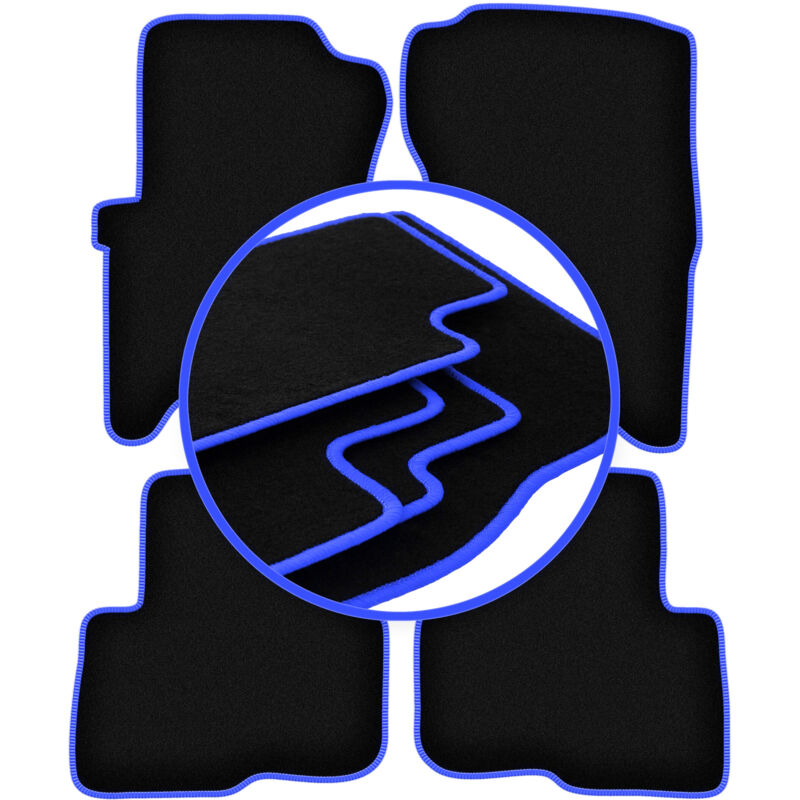 Tapis de voiture CARLUX-BLUE pour : Land Rover Discovery III SUV (2004-2011)