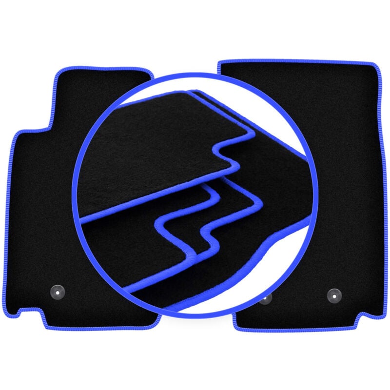 Tapis de voiture CARLUX-BLUE pour : Nissan 370Z coupé, roadster (2009-2020)