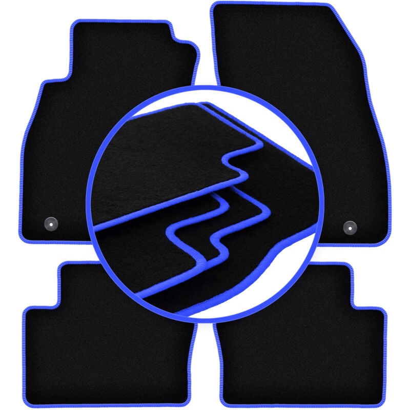 Tapis de voiture CARLUX-BLUE pour : Opel Insignia A berline, break, grand tourisme, liftback (2008-2017)