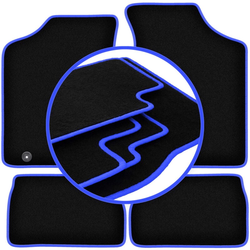 Tapis de voiture CARLUX-BLUE pour : Peugeot 106 berline (1991-2003)