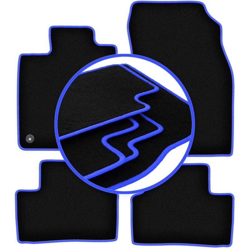 Tapis de voiture CARLUX-BLUE pour : Renault Kadjar SUV (2015-)