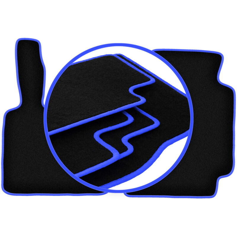 Tapis de voiture CARLUX-BLUE pour : Smart ForTwo I berline (1998-2007)