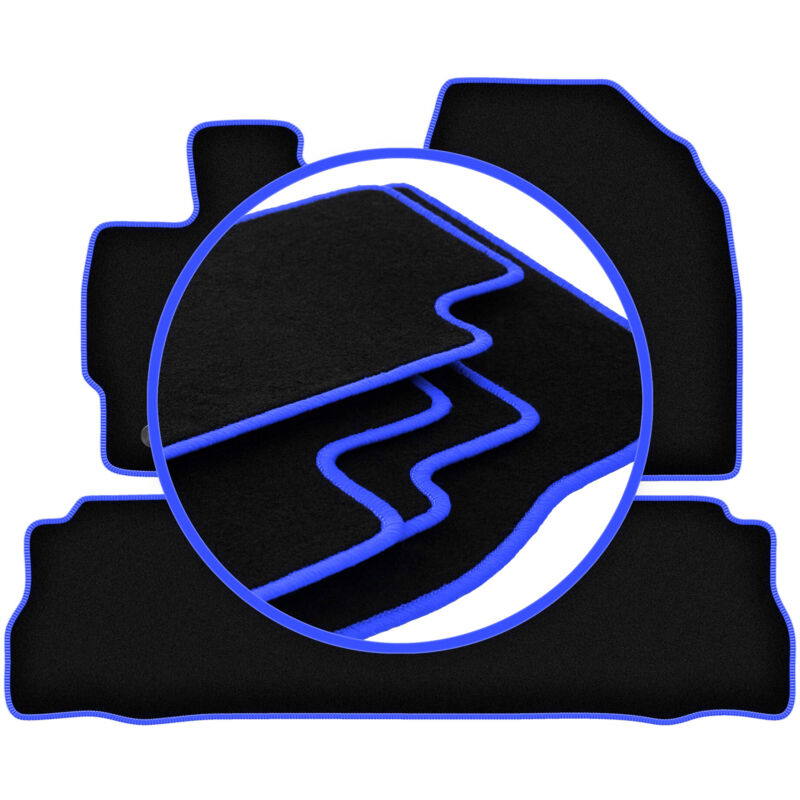 Tapis de voiture CARLUX-BLUE pour : Toyota Prius III Plus à hayon (2011-2015)