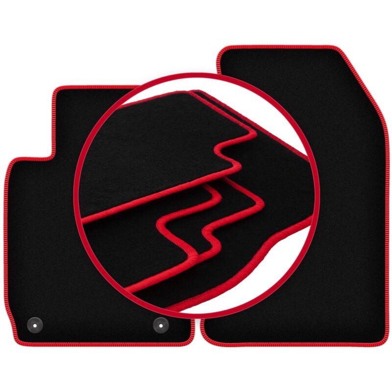 Tapis de voiture CARLUX-RED pour : Alfa Romeo Spider cabriolet (2005-)