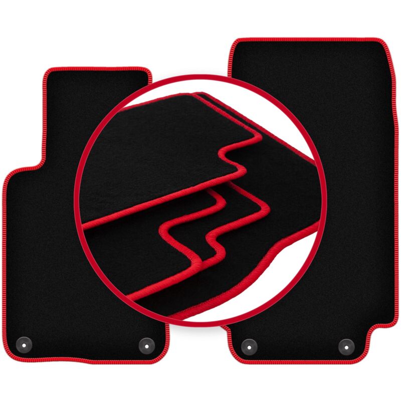 Tapis de voiture CARLUX-RED pour : BMW Z3 E36/7 cabriolet (1997-2002)
