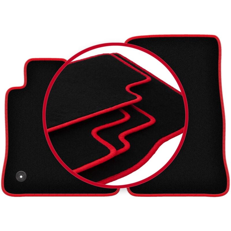 Tapis de voiture CARLUX-RED pour : Chevrolet Camaro VI coupé (2015-2020)