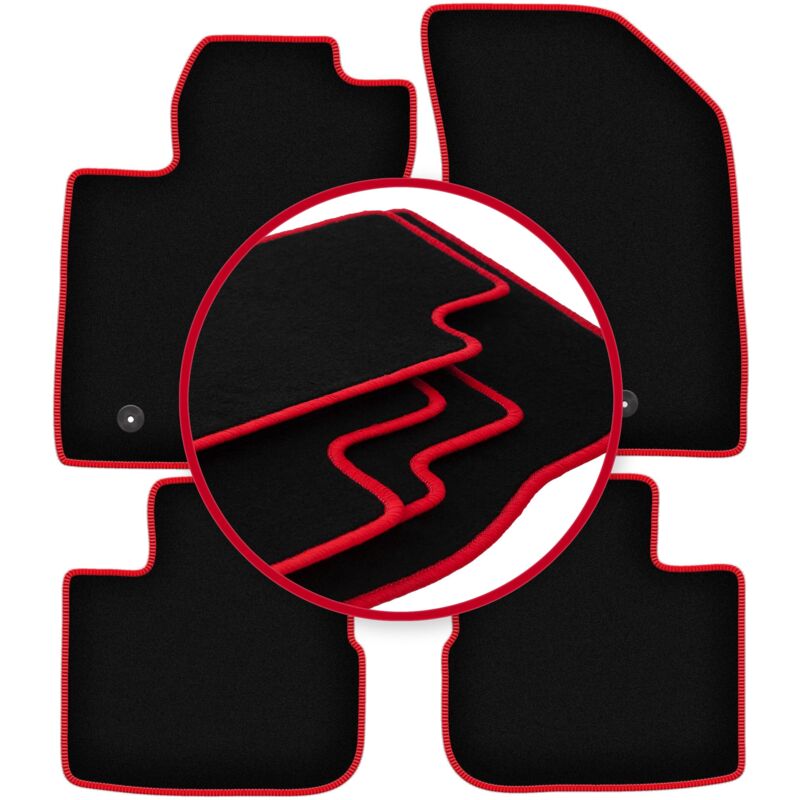 Tapis de voiture CARLUX-RED pour : Fiat Tipo II à hayon (2015-)