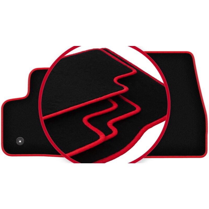Tapis de voiture CARLUX-RED pour fourgon Ford Transit Connect (2013-2017)