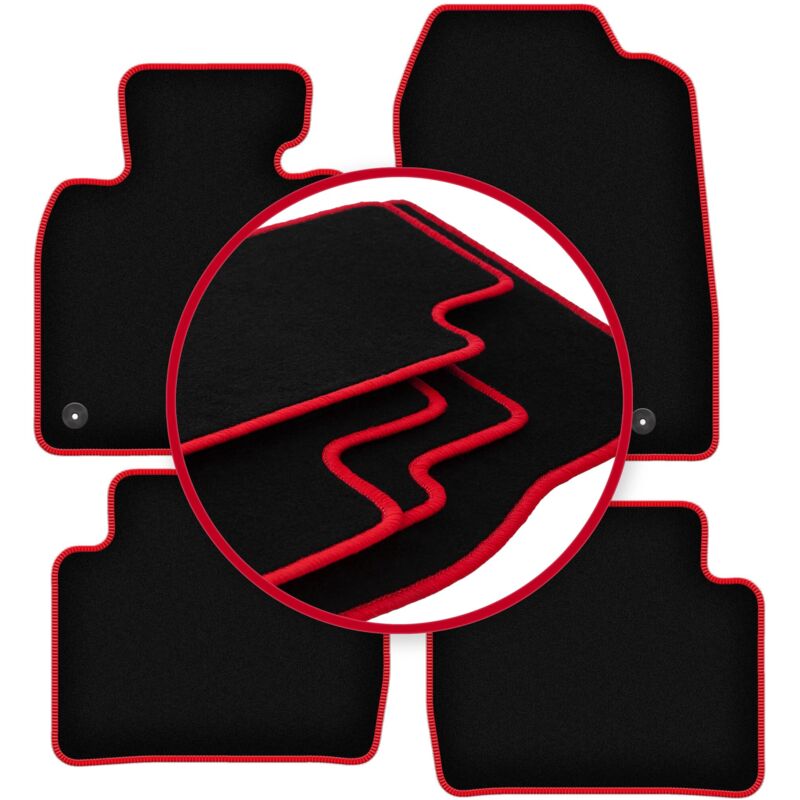 Tapis de voiture CARLUX-RED pour : Mazda CX-5 II SUV (2017-)