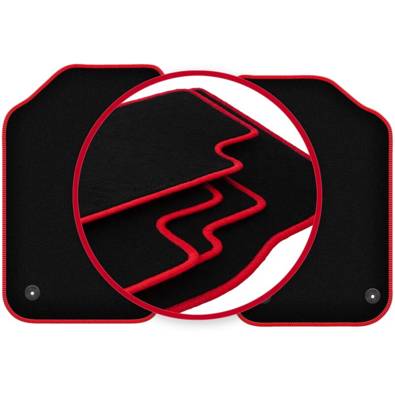Tapis de voiture CARLUX-RED pour : MG F/TF coupé, cabriolet (2007-2011)
