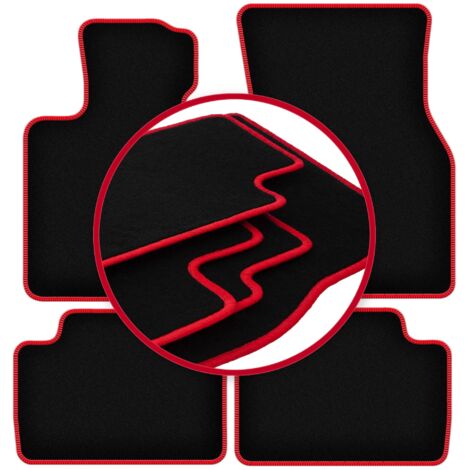 Tapis de voiture CARLUX-RED pour : Mini Cooper F55 5 portes (2014-)