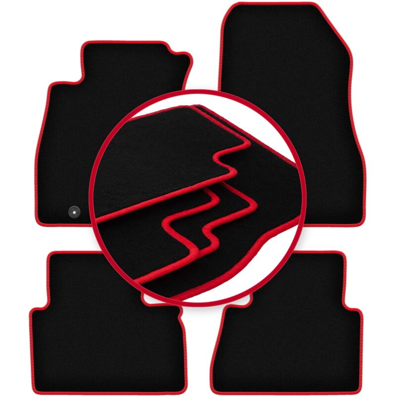 Tapis de voiture CARLUX-RED pour : Nissan Juke F15 (2010-2017)