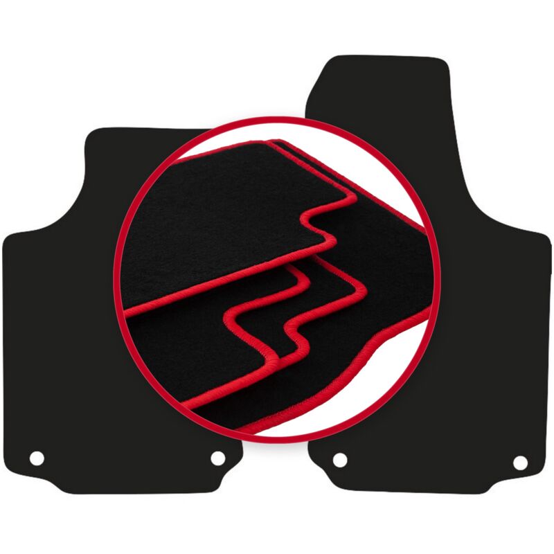 Tapis de voiture CARLUX-RED pour : Opel Tigra B TwinTop, cabriolet (2003-2008)