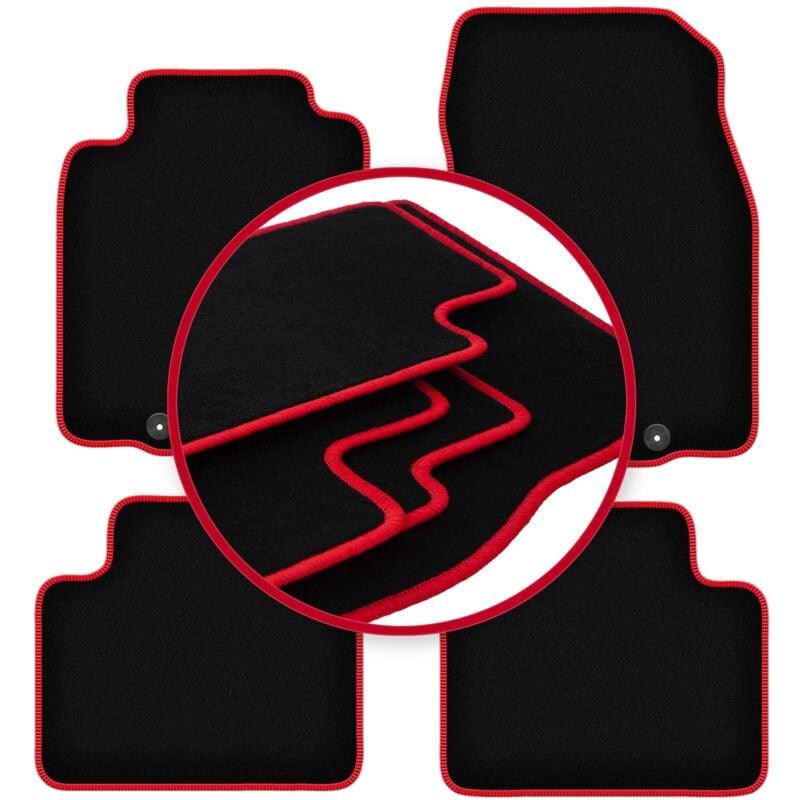 Tapis de voiture CARLUX-RED pour : Renault Koleos II SUV (2016-)