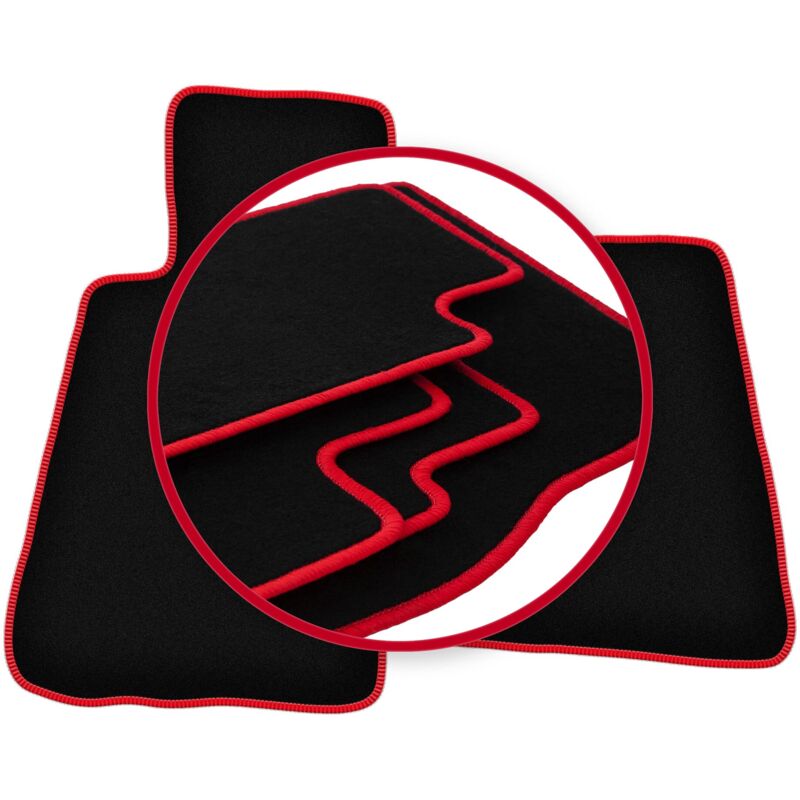 Tapis de voiture CARLUX-RED pour : Smart Roadster roadster (2002-2005)