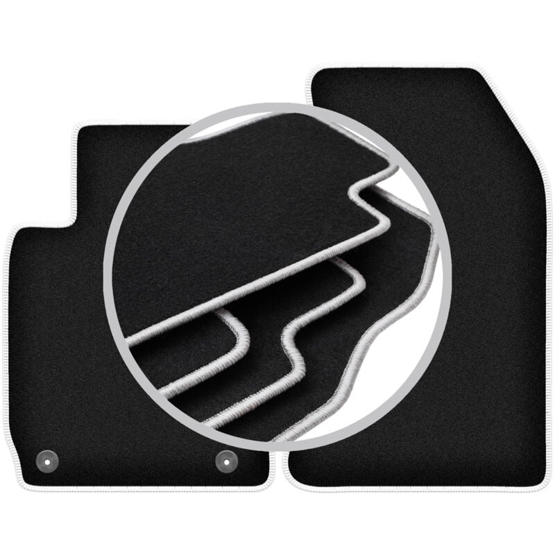 Tapis de voiture CARLUX-SILVER pour : Alfa Romeo Spider cabriolet (2005-)