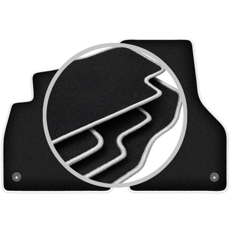 Tapis de voiture CARLUX-SILVER pour : Audi TT III coupé (2015-)