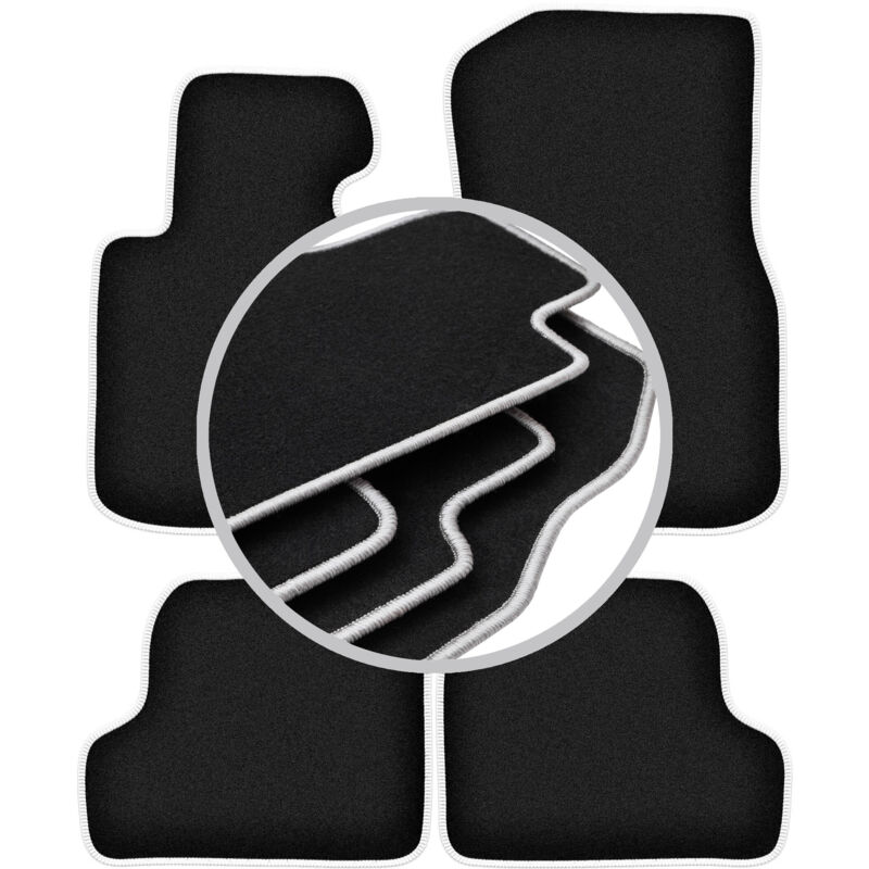 Tapis de voiture CARLUX-SILVER pour : BMW 4 F32 Gran Coupé (2013-)