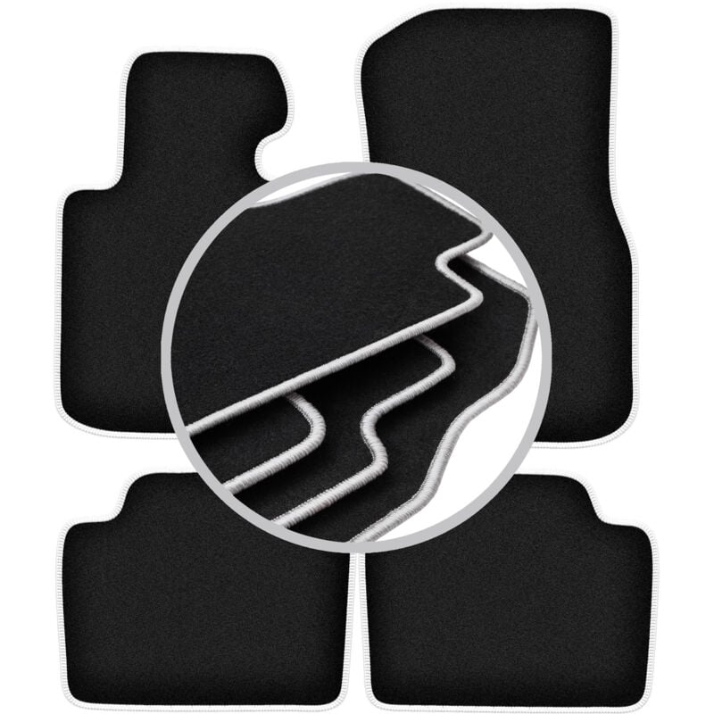 Tapis de voiture CARLUX-SILVER pour : BMW 4 F36 Gran Coupé (2014-)