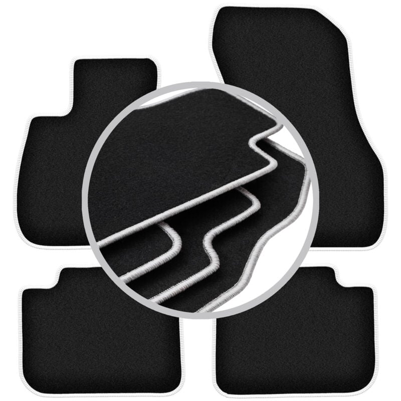 Tapis de voiture CARLUX-SILVER pour : BMW X1 F48 SUV (2015-2019)