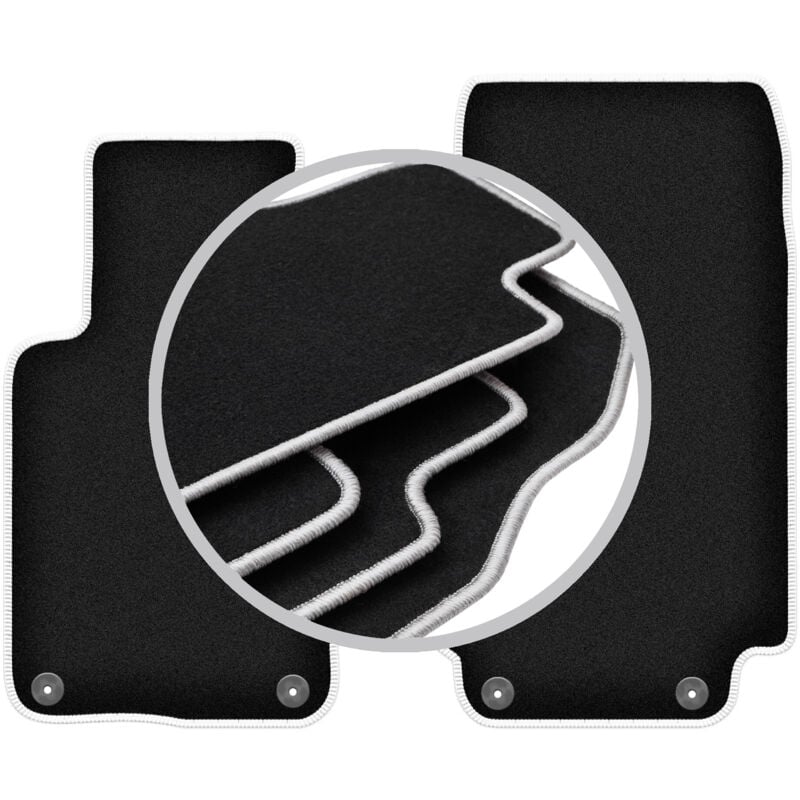 Tapis de voiture CARLUX-SILVER pour : BMW Z3 E36/7 cabriolet (1997-2002)