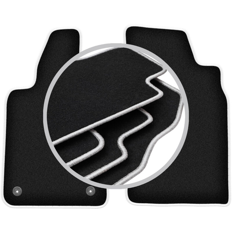 Tapis de voiture CARLUX-SILVER pour : Fiat Barchetta coupé, cabrio (1995-2005)