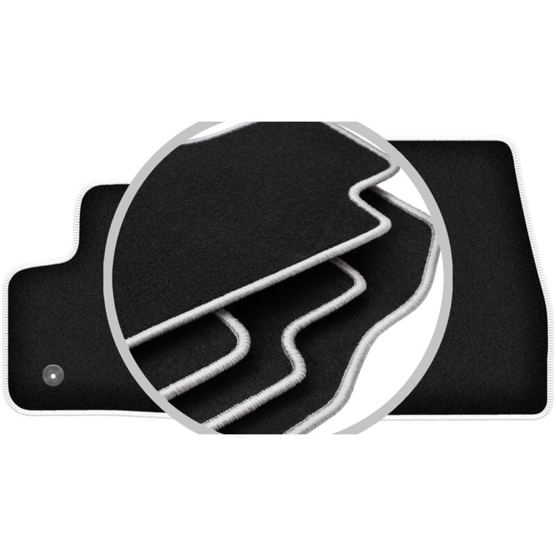 Tapis de voiture CARLUX-SILVER pour fourgon Ford Transit Connect (2013-2017)