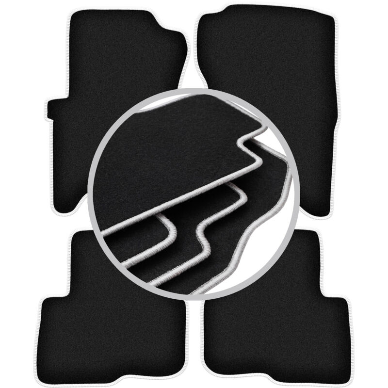 Tapis de voiture CARLUX-SILVER pour : Land Rover Discovery III SUV (2004-2011)