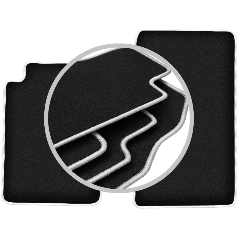 Tapis de voiture CARLUX-SILVER pour : Mercedes SLK R170 cabriolet (1996-2004)