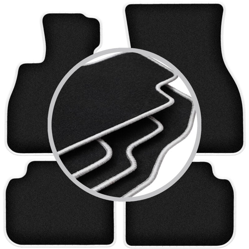 Tapis de voiture CARLUX-SILVER pour : Mini Clubman F-54 à hayon (2015-)