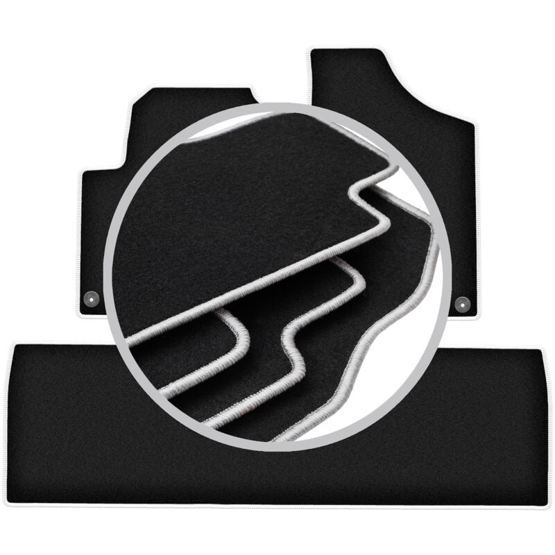 Tapis de voiture CARLUX-SILVER pour : monospace Ford Galaxy MK1 (1995-2006)