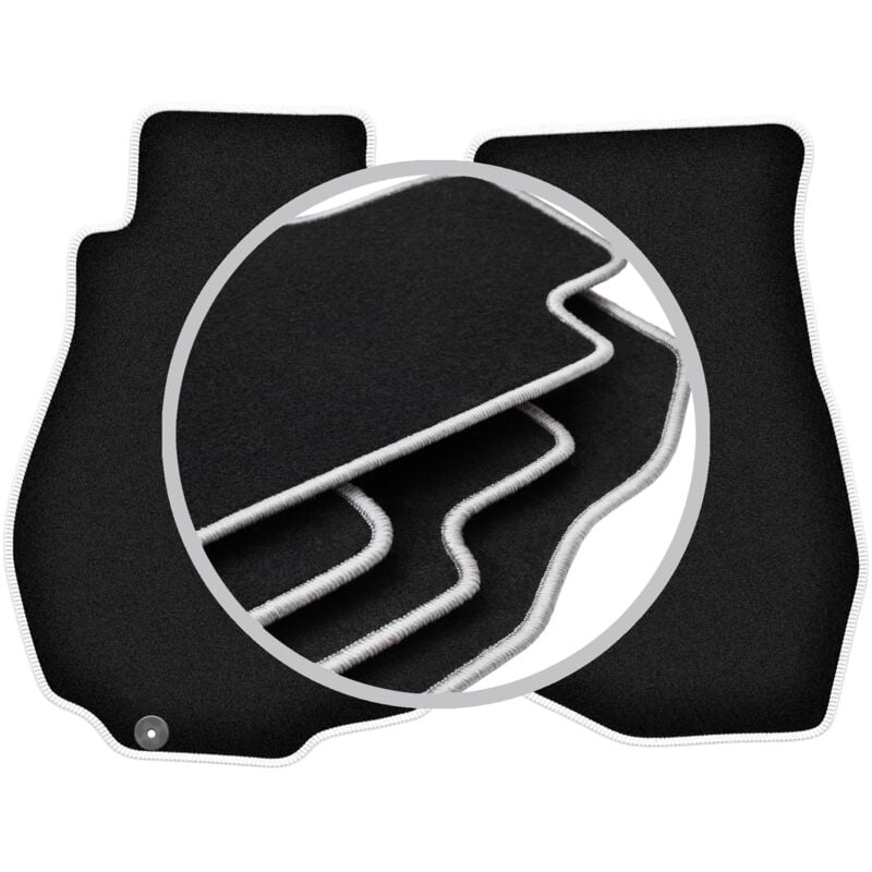 Tapis de voiture CARLUX-SILVER pour : Nissan 350Z coupé (2003-2009)