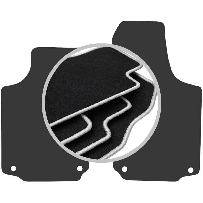 Tapis de voiture CARLUX-SILVER pour : Opel Tigra B TwinTop, cabriolet (2003-2008)