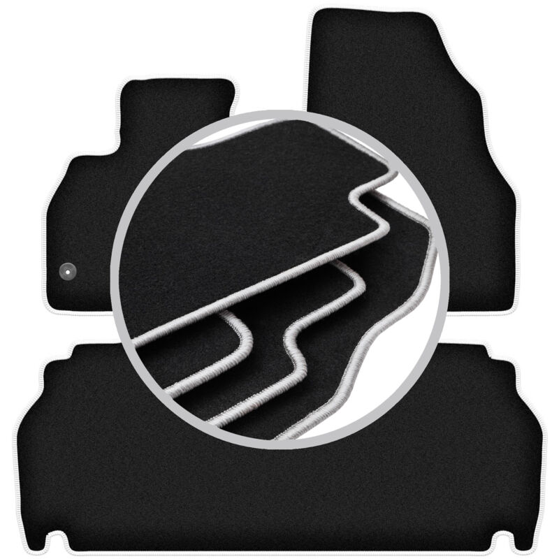 Tapis de voiture CARLUX-SILVER pour Renault Kangoo Express combivan (2021-)