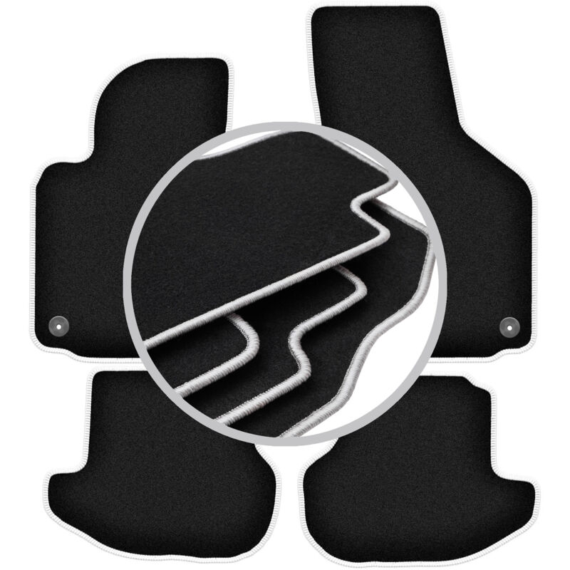 Tapis de voiture CARLUX-SILVER pour : Volkswagen Eos cabriolet (2005-2015)