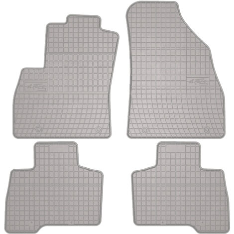 Tapis de voiture en caoutchouc pour: Citroën Nemo Combivan (2007-2017) - gris assorti