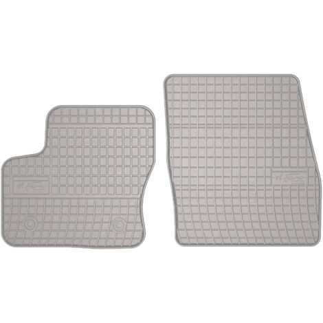 Tapis de voiture en caoutchouc pour: Ford Tourneo Courier combivan (2014-) - gris assorti