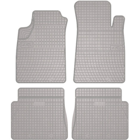 Tapis de voiture en caoutchouc pour: Renault Kangoo I combivan (1997-2008) - gris assorti