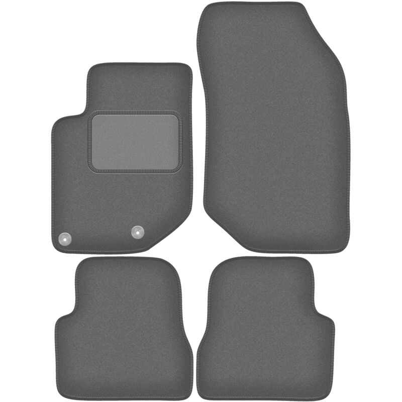 Tapis de voiture en graphite pour : Opel Mokka II crossover (2020-)