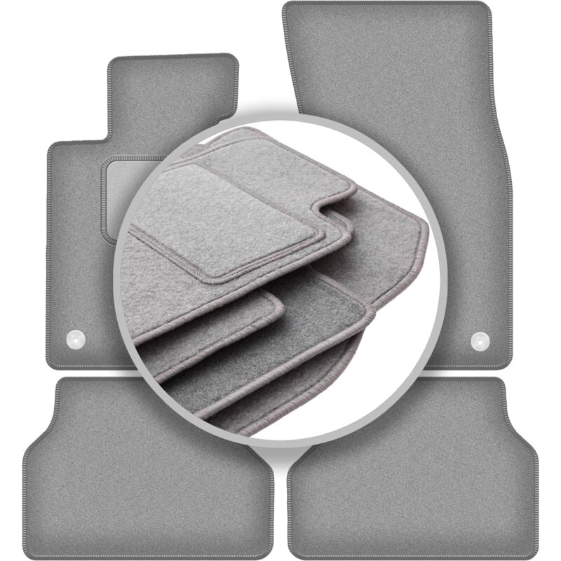 Tapis de voiture gris pour : BMW 5 E60 RZEPY berline (2003-2010)