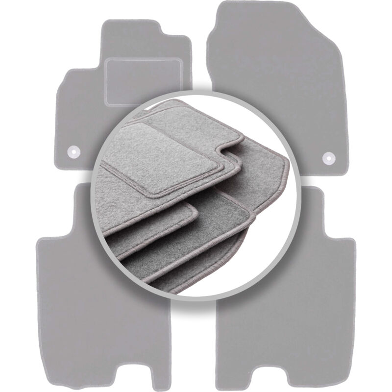 Tapis de voiture gris pour Honda Jazz III à hayon (2011-2014)