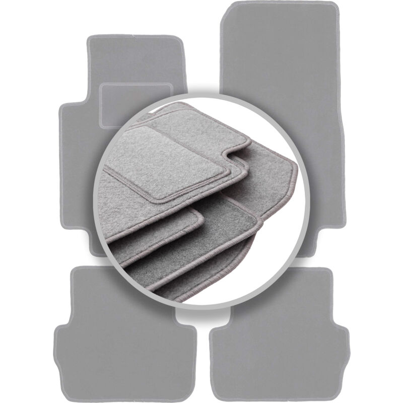 Tapis de voiture gris pour : Jaguar S-Type X204 berline (2002-2008)