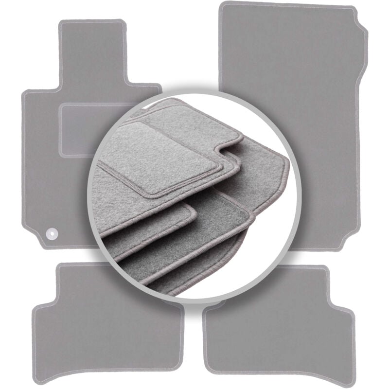 Tapis de voiture gris pour Mercedes C W204 berline, break, coupé (2007-2014)