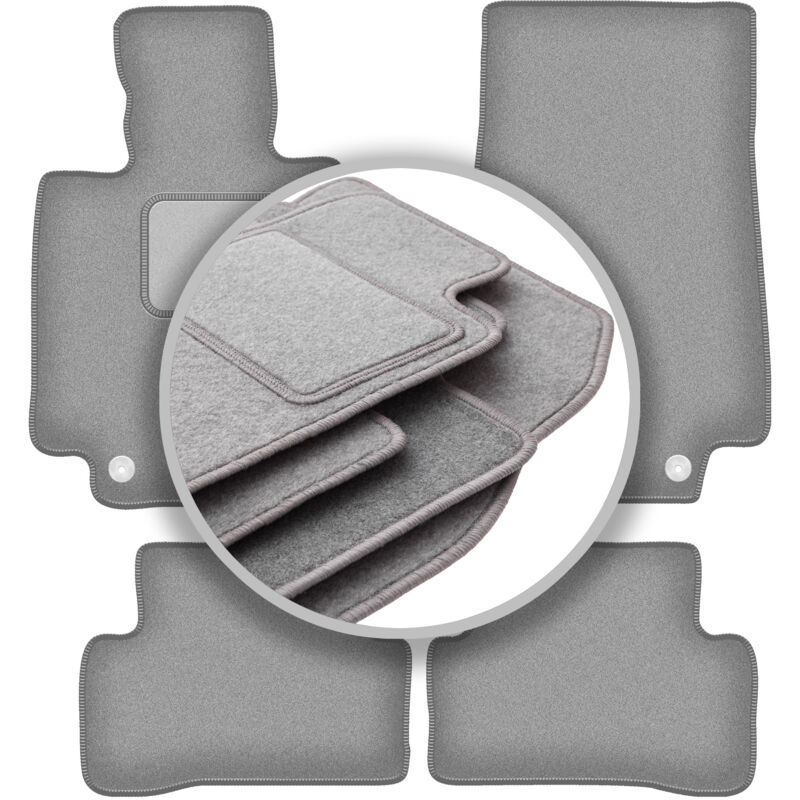 Tapis de voiture gris pour Mercedes C W205 break, berline (2015-)